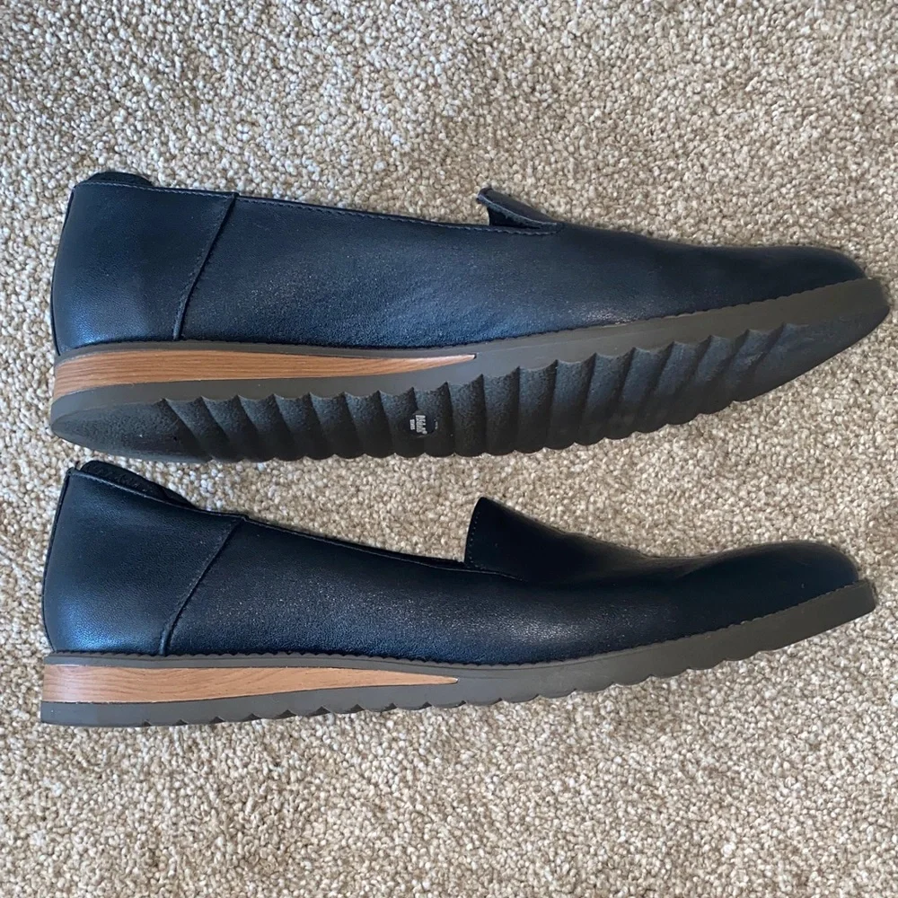 Dr Scholls “Jettison” Minimalist Women's Black comfort Loafers size 8.5 M